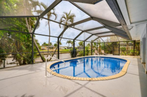 4 Mi to Beach with Boat Dock Cape Coral Retreat